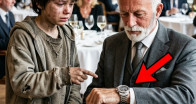 Zengin bir iş adamı, evsiz bir çocuğu lüks bir restorandan atmaya çalıştı