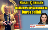 Hasan Çakmak İngiliz Lordlar Kamarası’na davet edildi
