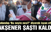 Vatandaş, Akşener’e elektrik faturasını göstererek isyan etti