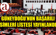 GÜNEYDOĞU’NUN BAŞARILI İSİMLERİ LİSTESİ YAYINLANDI