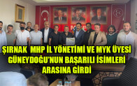 ŞIRNAK MHP İL YÖNETİMİ VE MYK ÜYESİ GÜNEYDOĞU’NUN BAŞARILI İSİMLERİ ARASINA GİRDİ
