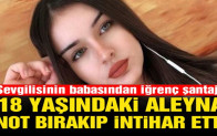 Genç kız not bırakıp intihar etti
