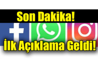 İlk Açıklama Geldi!