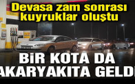 Zam sonrası bir kota da akaryakıta
