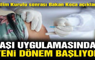 Aşılamada yeni dönem