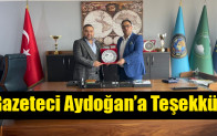 Dünya Ticaret Yatırım ve Kalkındırma Derneğinden Aydoğan’a Teşekkür
