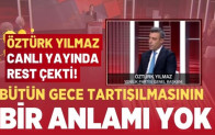 Öztürk Yılmaz canlı yayında rest çekti!