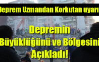 Depremin Büyüklüğünü ve Bölgesini Açıkladı!