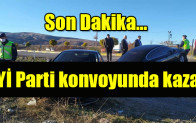 İYİ Parti konvoyunda kaza