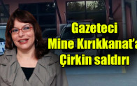 Gazeteci Mine Kırıkkanat’a çirkin saldırı