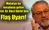 Malatya’da  meydana gelen Prof. Dr. Naci Görür’den Flaş Uyarı!