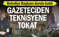Belediye Başkanı dondu kaldı… Muharrem Sarıkaya ses teknikerini tokatladı