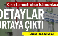 Kuran kursunda cinsel istismar iddiasına iddianame hazırlandı