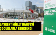 BAŞKENT MİLLET BAHÇESİ ÇOCUKLARLA RENKLENDİ