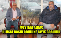 MUSTAFA ALKAÇ  ULUSAL BASIN ÖDÜLÜNE LAYIK GÖRÜLDÜ