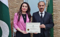 Avukat Aygün Aliyeva, İslamabad Yüksek Mahkemesi Barosu Onursal Üyesi alan ilk avukat oldu.
