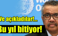 Bu yıl bitiyor!