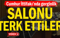 Cumhur İttifakı’nda gerginlik… Salonu terk ettiler