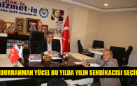 ABDURRAHMAN YÜCEL BU YILDA YILIN SENDİKACISI SEÇİLDİ