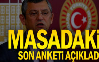 Masadaki son anketi açıkladı
