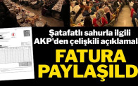 Şatafatlı sahurun faturası da, yeri de, katılanları da gündem! Art arda açıklamalar