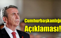 Mansur Yavaş’tan Cumhurbaşkanlığı açıklaması