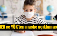 MEB ve YÖK’ten maske açıklaması