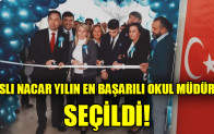ASLI NACAR YILIN EN BAŞARILI OKUL MÜDÜRÜ SEÇİLDİ