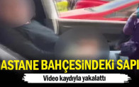 Hastane bahçesindeki sapık… Video kaydıyla ifşa etti