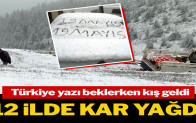 Mayıs ayında kar sürprizi! Kentler beyaza büründü!