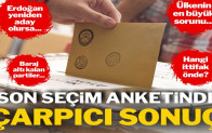 Son seçim anketi: Millet İttifakı…