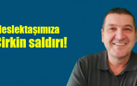 Meslektaşımıza çirkin saldırı!