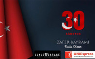 LuxusGarage ve Uniexpress Bank’dan Ortak 30 Ağustos Mesajı