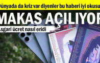 Dünyada da kriz var diyenler bu haberi iyi okusun…