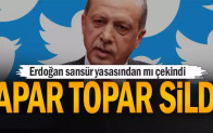 Erdoğan sansür yasasından mı çekindi… Apar topar tweeti sildi