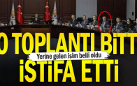 Toplantı bitti Mahir Ünal istifa etti