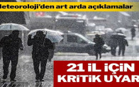 Meteoroloji’den güncel hava durumu açıklaması: 21 ile sağanak geliyor
