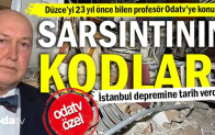 Düzce’yi 23 yıl önce bilen profesör  konuştu… Sarsıntının kodları… İstanbul depremine tarih verdi