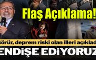 Naci Görür deprem riski olan illeri açıkladı