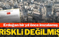 Erdoğan, tam bir yıl önce İskenderun’daki 6 mahallenin riskli alan statüsünü kaldırmış