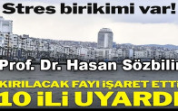 Kırılacak fayı işaret etti, 10 ili uyardı