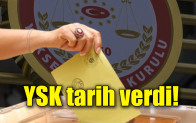YSK tarih verdi!