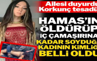 Hamas’ın kamyonetin arkasında gezdirdiği kadının kimliği belli oldu: 30 yaşındaki dövmeciymiş