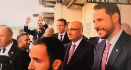 Hakan Atilla’yı İstanbul’da Berat Albayrak karşıladı