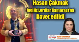 Hasan Çakmak İngiliz Lordlar Kamarası’na davet edildi