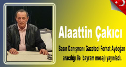 Alaattin Çakıcı’dan Bayram Mesajı