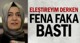 AKP’li Fatma Betül Sayan Kaya İBB’yi eleştireyim derken fena faka bastı