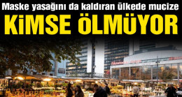 Maske yasağını kaldıran ülkede günlük ölüm sayısı 1 bile değil