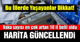 Vaka sayısı en çok artan 10 il belli oldu