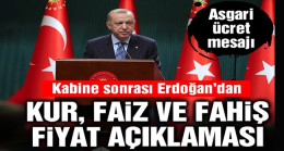 Cumhurbaşkanı Erdoğan’dan döviz kuru, faiz, asgari ücret ve fahiş fiyat açıklaması